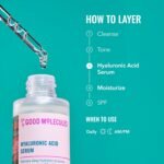 Good Molecules Hyaluronic Acid Serum for Face, Hydrating Serum, 1 fl oz | Deeply hydrates to plump the look of fine lines. Boosts skin hydration after one use. All skin types. - Image 6