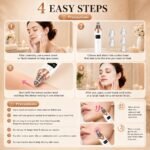 Blackhead Remover Vacuum for Face, 3 Adjustable Suction Levels, White | Adjustable Pore Cleaning, 5 Interchangeable Probes, USB Rechargeable Design - Image 4