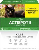 TevraPet Actispot II Flea Treatment for Large Cats 9+ lbs | 6 Doses | Powerful Prevention and Control - Image 2