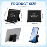 Qunclay 24 Pcs Employee Appreciation Gift Bulk Desktop Cell Phone Stand Holder for Desk Motivational Tablet Stand Thank You Gift for Staff Employee Coworkers Team Office Nurse Teachers (Black) - Image 3