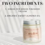 Amallow 100% Grass Fed Beef Tallow for Skin Care - Face + Body - Whipped Moisturizer for Sensitive Skin - Natural Lotion, 4 FL. oz. (Unscented) - Image 4