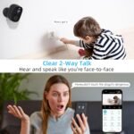 Rraycom 5G/2.4G Security Cameras Wireless Outdoor,4Pack Cameras System | 2K Battery Powered AI Motion Detection Siren Alarm, Color Night Vision, 2-Way Talk, Waterproof, Works w/Alexa, Cloud/SD - Image 9