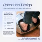 MIKO Shiatsu Foot Massager with Heat for Neuropathy & Plantar Fasciitis | Heated shiatsu feet massager, 5 intensity levels, deep compression & wireless remote, fits feet up to men's size 12 - Image 4