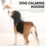 Dog Calming Hoodie - No Shake Ear Wraps for Dogs, Anxiety Relief & Noise Protection, Pet Ear Cover for Thunderstorms, Firework, Grooming, Force Drying, Darkgrey L - Image 7