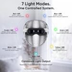 Red Light Therapy for Face,FDA Cleared LED Face Mask,Sapphire Blue | Truly Wireless,396 Gold-Wire LEDs,7 Light Modes,20+ Sessions/Charge,Full-Face Coverage,Travel-Friendly,3-Year Warranty - Image 5