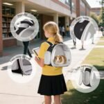 Guinea Pig Backpack, Space Capsule Bubble Window Small Animal Backpack for Guinea Pig, Bird Bunny Rabbit - Image 7