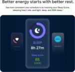 Google Fitbit Inspire 3 - Midnight Zen/Black - Small and Large Bands | Stress management, sleep tracking, 24/7 heart rate, 3-month Google Health Premium membership included, small and large bands - Image 8