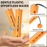 60 Pcs Perm Rods for Long Hair, Cold Wave Perm Rods Set for Women's Long & Short Plastic Curling Rollers for Hair Curling and DIY Hairdressing Styling Tool（0.86 x 3.22 inches） - Image 5