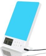 Light Therapy Lamp 10000 Lux Brightness-UV Free,Blue Lighting Improve Sleep Quality,Whit Lighting Imitation of Sunlight,Display,4 Periods Timer Function,5 Levels Brightness Adjustment, 1-Pack - Image 2