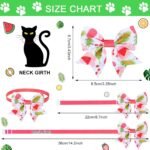 Sanwuta 300 Pcs Dog Bow Tie Collars Bulk for Dogs Adjustable Summer Spring Basic Dog Bowtie Collars for Medium Large Dogs 120 Pet Neck Ties 120 Bowties 60 Bowknot Set for Pet Grooming Accessories - Image 6