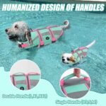 EMUST Dog Life Vests, Lightweight Dog Flotation Vest for Boating Swimming | Dog Safety Swimsuit for Small Dogs with Enhanced Buoyancy, Adjustable Puppy Dog Flotation Vest, NewTurquoise, XS - Image 3