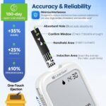 GT-600 Glucose Monitor for Pregnancy & Seniors, 100 Strips & Safety Lancets | Large Screen, 10-electrode precision, ±10% lab-grade accuracy, with travel case & control solution, home diabetes monitoring - Image 6
