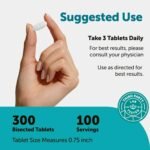 Micro Ingredients Glucosamine Chondroitin MSM and Turmeric Supplement, 300 Bisected Tablets | Joint Supplements for Men & Women* | 7-in-1 with Boswellia, Hyaluronic Acid, & Collagen Complex - Image 5