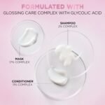 L'Oreal Paris Sulfate Free Glossing Lamination Hair Mask, 5-Minute Rinse-Off Hair Treatment with Glycolic Acid for Glass Shine, Smoothness & Soft Feel, Color Caring, EverPure, 5.1 Fl Oz - Image 11