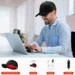 Laser Hair Growth Cap，Red Light theray for Hair, Deep Black Cap - Image 7