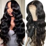 26 Inch Body Wave Human Hair Wig 13x6 Lace Front Wigs Human Hair Pre Plucked 200 Density HD Lace Frontal Wigs With Baby Hair Glueless Wigs Silky Smooth Tangle-free for Women Daily - Image 2