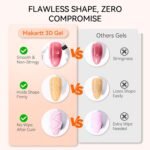 Makartt 3D Nail Gel, 15g Sculpting Gel Glue for Molding and Drawing | Clear Rhinestone Glue, Gems Decoration, Carving and Painting Nail Art, No Wipe - Image 3