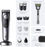 Braun All-in-One Series 9 PRO Men's Electric Beard Trimmer, Hair Clipper, Shaver & Razor for Face, Hair & Body, AIO 9570 with Gillette Labs Razor, Cordless - Image 4