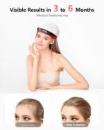 Red Light Therapy for Hair Growth with 162 Lasers | Laser Hair Growth Cap for Hair Loss, Rechargeable Battery- FDA Cleared Hair Growth for Men & Women - Image 9