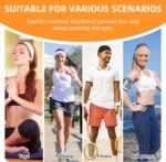 Headbands for Women 8PCS, Summer-Exclusive Elastic Non Slip Hair Head Bands | Sweatbands head bands for women's hair, Soft Running Fashion Headband for Men & Women for Working Out, Travel, Daily Use - Image 6
