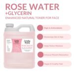 Rose Water & Glycerin Enhanced Facial Toner - 32oz Bulk Alcohol-Free Vegan All Natural Refreshing for Face and Hair - Uplifts, Calming & Soothing for All Skin Types… - Image 4