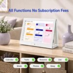 2026 New Upgraded Smart Digital Calendar, Family Planner No Subscription | Wall Planner WiFi Sync Color-Coded Family Schedule, Chore Chart & Meal Plan, HD Interactive Touchscreen Smart Calendar - Image 4
