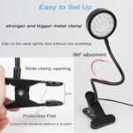 Red Light Relief Lamp for Face, USB-Powered, 18 LEDs 660nm and 850nm NIR‌ | LED Red Light for Body with Adjustable Angle and Clip, Suitable for Home Use, Relief - Image 5