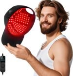 Laser Hair Growth Cap，Red Light theray for Hair, Deep Black Cap - Image 2