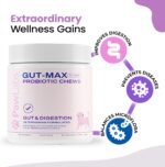 Gut Max Probiotic Chews - Natural, Vet Formulated Digestive & Immune Support - Relieves Diarrhea, Constipation - with Patented BC30™ Bacillus Coagulans - Duck Flavor - 90 Soft Chews - Image 5