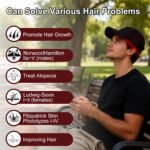 Laser Hair Growth Cap, Red Light Therapy Cap for Hair Regrowth, Blue Light Hair Care for Reduce Hair Loss in Men and Women - Image 6