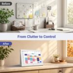 2026 New Upgraded Smart Digital Calendar, Family Planner No Subscription | Wall Planner WiFi Sync Color-Coded Family Schedule, Chore Chart & Meal Plan, HD Interactive Touchscreen Smart Calendar - Image 12