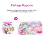 Hair Clips for Girls, Funtopia 100Pcs Snap Barrettes for Kids Teens Women | Colorful Metal Snap Hair Clips, 2 Inch Barrettes Cute Candy Color, Non-Slip Hair Accessories Cartoon Hair Pins (Animal Stars) - Image 7