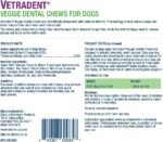 Vetradent® Veggie Dental Chews for Small Dogs | Biotrate™ Technology; No Wheat or Soy Ingredients; No Artificial Flavors or Colors; Packaging May Vary - Image 3