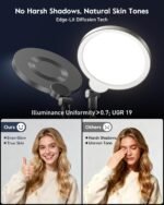 Desk Ring Light with Stand for Computer, 30 Modes Video Conference Lighting | Adjustable Desk Light for Video Recording, Zoom Lighting for Computer, Webcam, Podcast, Calls, Home Office, CRI 97.8 - Image 4