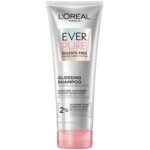 L’Oreal Paris Sulfate Free Glossing Shampoo with Glycolic Acid, Provides Intense Glass Hair Shine, Smoothness & Soft Feel, Suitable for Dull, Dry, and Color-Treated Hair, EverPure, 6.8 Fl Oz - Image 2