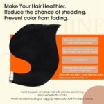 Full Shine Tape in Hair Extensions Human Hair, Jet Black 18 Inch 50G 20Pcs | Remy Black Human Hair Extensions, Seamless Invisible, Silky Straight Skin Weft, Add Length, Wedding Styling - Image 4