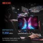 SIX NVME M.2 SSD PCIe 4.0-1TB m.2 2280 ssd, Read UP to 7350MB/s 1TB for Gaming PS5 Memory Storage Expansion with Heatsink, Internal Solid State Hard Drive PCIe gen 4x4 Nvme for Laptop Desktop pc - Image 6