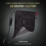 Sunbeam AdvancedHeat King-Sized Heating Pad, Sunbeam Heating Pad for Tough Pain Relief - Image 3