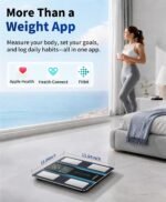LOFTILLA Smart Scale with BMI, Body Fat, Muscle Mass, 8-in-1 Display | Digital Bathroom Weight Scale with 14 Body Composition Metrics, Bluetooth App Sync, for Home and Gym Use,Black - Image 7