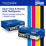 Brother Genuine TN2294PK Standard Yield 4-Pack Printer Toner Cartridges - Black, Cyan, Magenta, Yellow Toner Multipack | Standard-yield 4-pack - Image 8