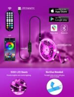 MATICOD LED Lights for TV Led Backlight, 9.84ft RGB Led Strip Lights USB TV Lights Behind 32-43in, APP Remote Control Music Sync TV Led Light for Bedroom Gaming Home Décor - Image 7