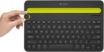 Logitech K480 Wireless Multi-Device Keyboard for Windows, macOS, iPadOS, Android or Chrome OS, Bluetooth, Compact, Compatible with PC, Mac, Laptop, Smartphone, Tablet - Black - Image 7