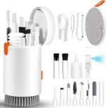 walrfid Laptop Phone Screen Cleaner Kit, Computer Keyboard Brush Cleaning Spray for iPhone AirPods MacBook iPad, 20-in-1 Electronic Device Clean Tool for Camera Earbud Car Screens (White) - Image 2