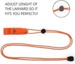 LuxoGear Emergency Whistles with Lanyard Safety Whistle Survival Shrill Loud Blast for Kayak Life Vest Jacket Boating Fishing Boat Camping Hiking Hunting Rescue Signaling Kids Lifeguard Plastic 2 Pack - Image 9