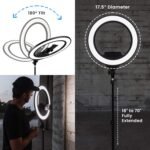 Lume Cube Ring Light Pro | Wireless Professional Lighting for Photography, Streaming, Video | Fully Adjustable Color and Brightness | Includes Sturdy, Portable Tripod Mount and Padded Carrying Case - Image 5
