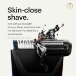 MANSCAPED® The Lawn Mower® 5.0 Ultra Groin & Body Hair Trimmer – Dual-Head SkinSafe® Trimmer & Foil Blades, Waterproof Wet/Dry Groomer, USB-C Rechargeable with Travel Case, Men’s Ball Shaver, Black - Image 5