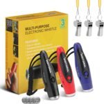 UNIWA Electronic Whistle, 3 Pack Handheld Whistle with Three Tone Distinct High Volume - Image 2