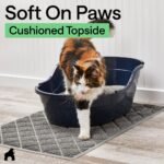 GORILLA GRIP Cat Litter Box Mat, Cushioned Coil Mesh Litter Trapping Mats, Scatter Control Supplies for Less Mess, Phthalate Free, Ultra Deep Catch Grooves, Rinse or Vacuum to Clean, 24x17 Gray - Image 9