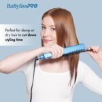 BabylissPRO Nano Titanium Specialty Ionic Hair Straightener, Professional Flat Iron For All Hair Types - Image 3