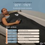 Lifepro RejuvaWrap Infrared Sauna Blanket with Low EMF and 9 Temp Levels | Features carbon fiber heating with detox wraps, waterproof interior, and storage carry bag for home wellness - Image 5